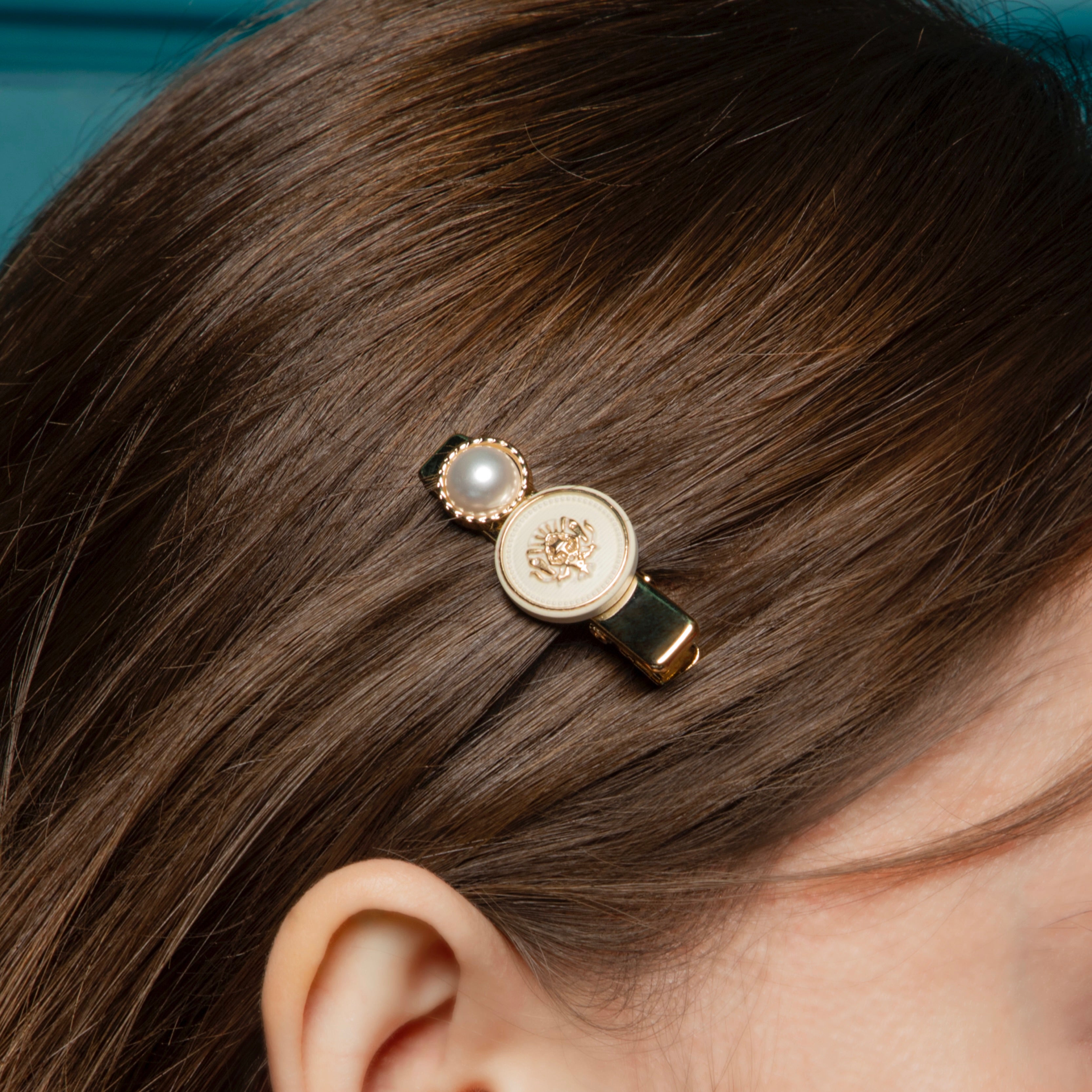 Mela Bianca Martina Mini Hair Clip Pin - 2 Colors