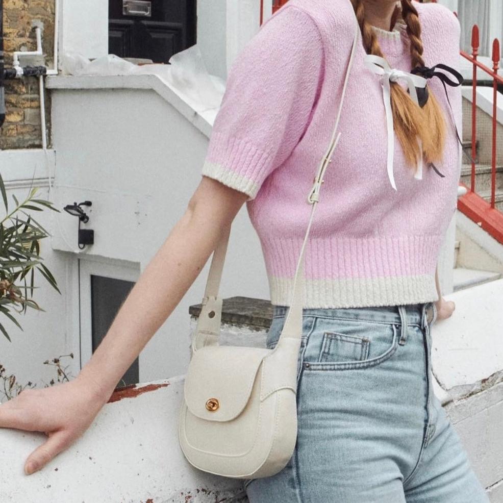 Anoetic Classic Shoulder Bag - Ivory