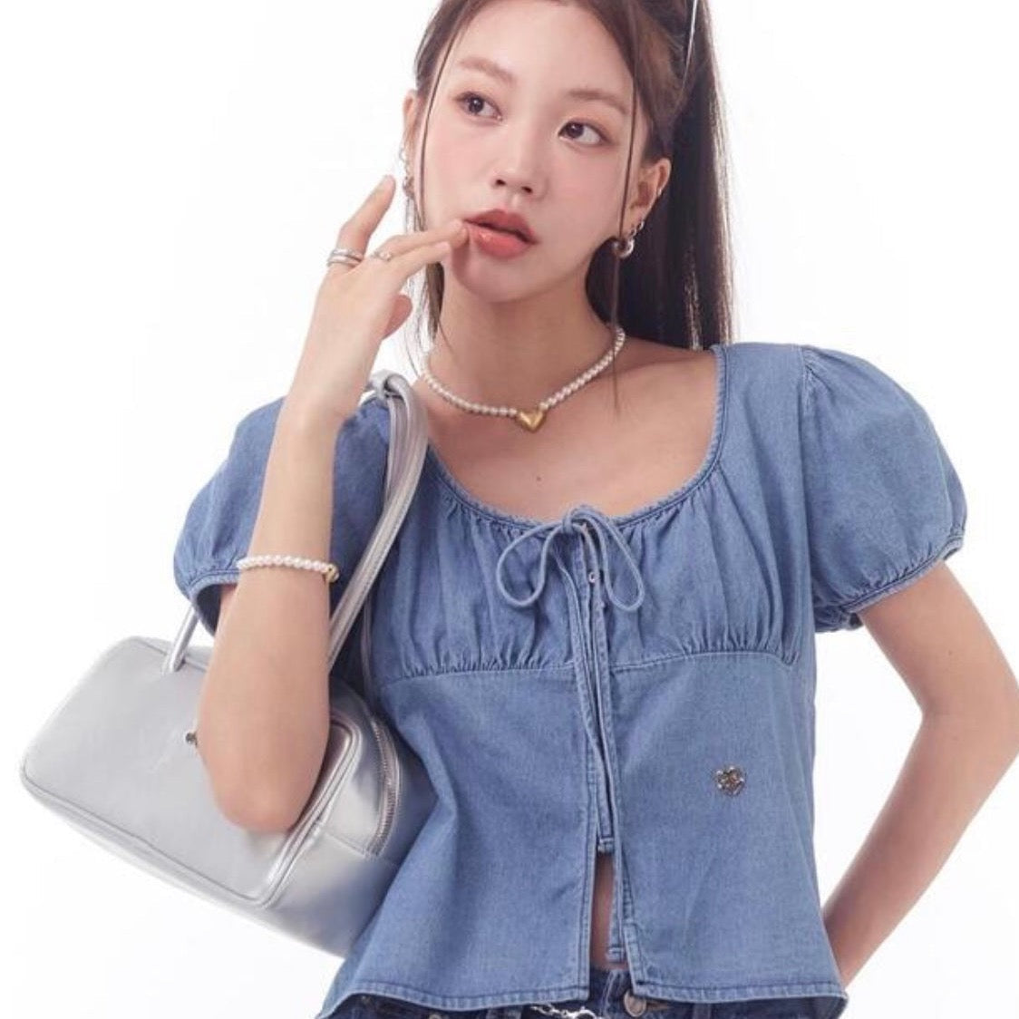 Anoetic Laffine Bag - Silver
